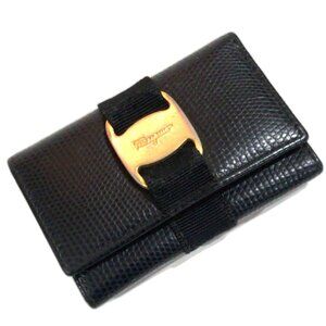Salvatore Ferragamo Black Textured Accessory Ferragamo Men main image 3
